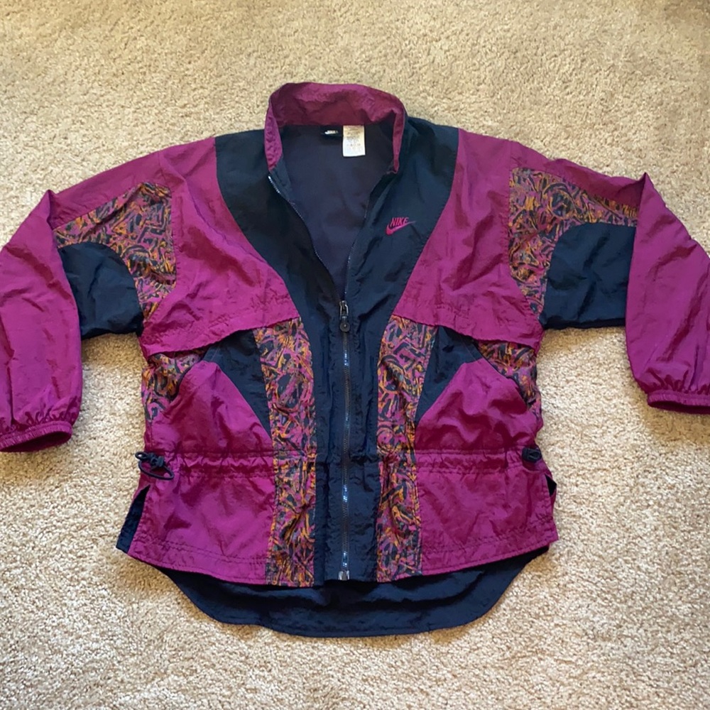 Nike vintage zip up windbreaker jacket